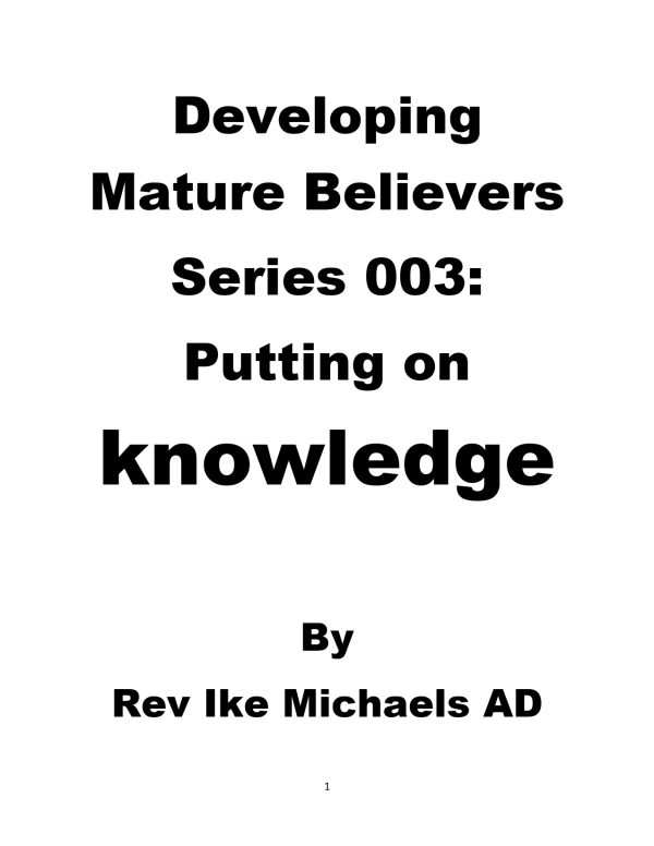 Developing mature believers 3 - Image 3