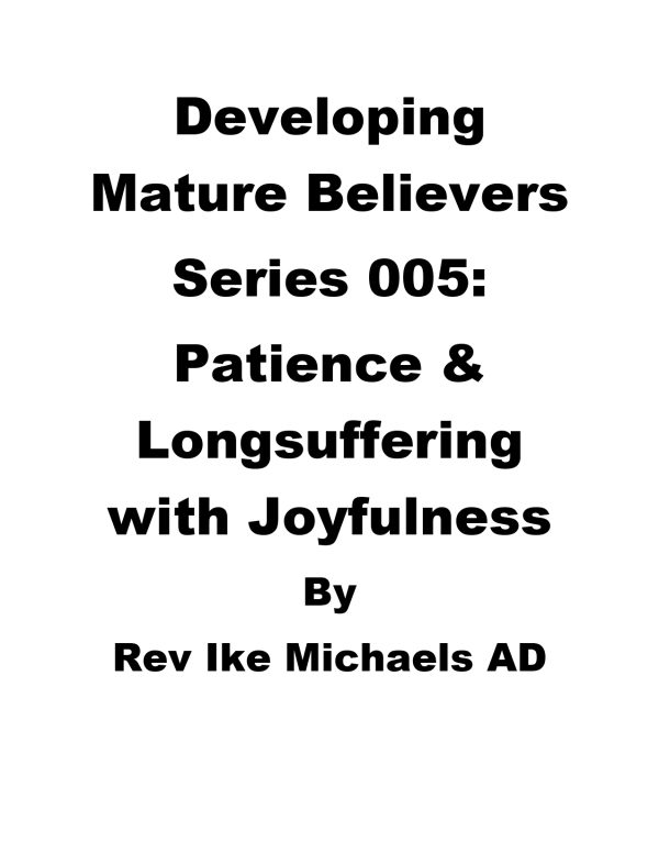 Developing mature believers 5 - Image 3