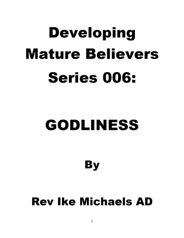 Developing mature believers 6 - Image 3